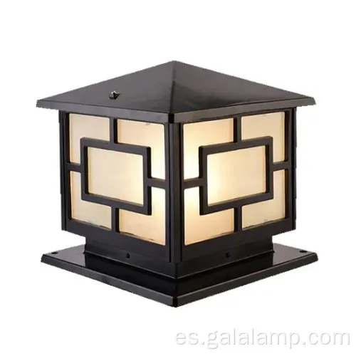 Lámpara de pilar LED al aire libre premium para jardines